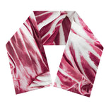 Red Cabbage Leaves Print Scarf