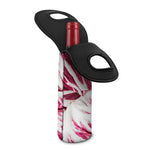 Red Cabbage Leaves Print Single Neoprene Wine Tote