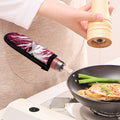 Red Cabbage Leaves Print Skillet Handle Cover