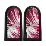 Red Cabbage Leaves Print Skillet Handle Cover