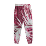 Red Cabbage Leaves Print Sweatpants