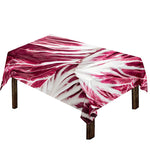 Red Cabbage Leaves Print Tablecloth