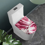 Red Cabbage Leaves Print Toilet Lid Cover
