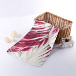 Red Cabbage Leaves Print Towel