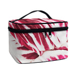 Red Cabbage Leaves Print Travel Makeup Bag