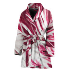 Red Cabbage Leaves Print Women's Bathrobe