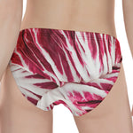 Red Cabbage Leaves Print Women's Panties