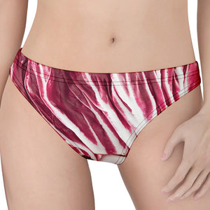 Red Cabbage Leaves Print Women's Thong