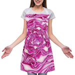 Red Cabbage Print Adjustable Apron