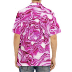 Red Cabbage Print Aloha Shirt