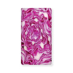 Red Cabbage Print Baby Crib Sheet