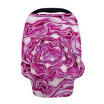 Red Cabbage Print Baby Seat Cover