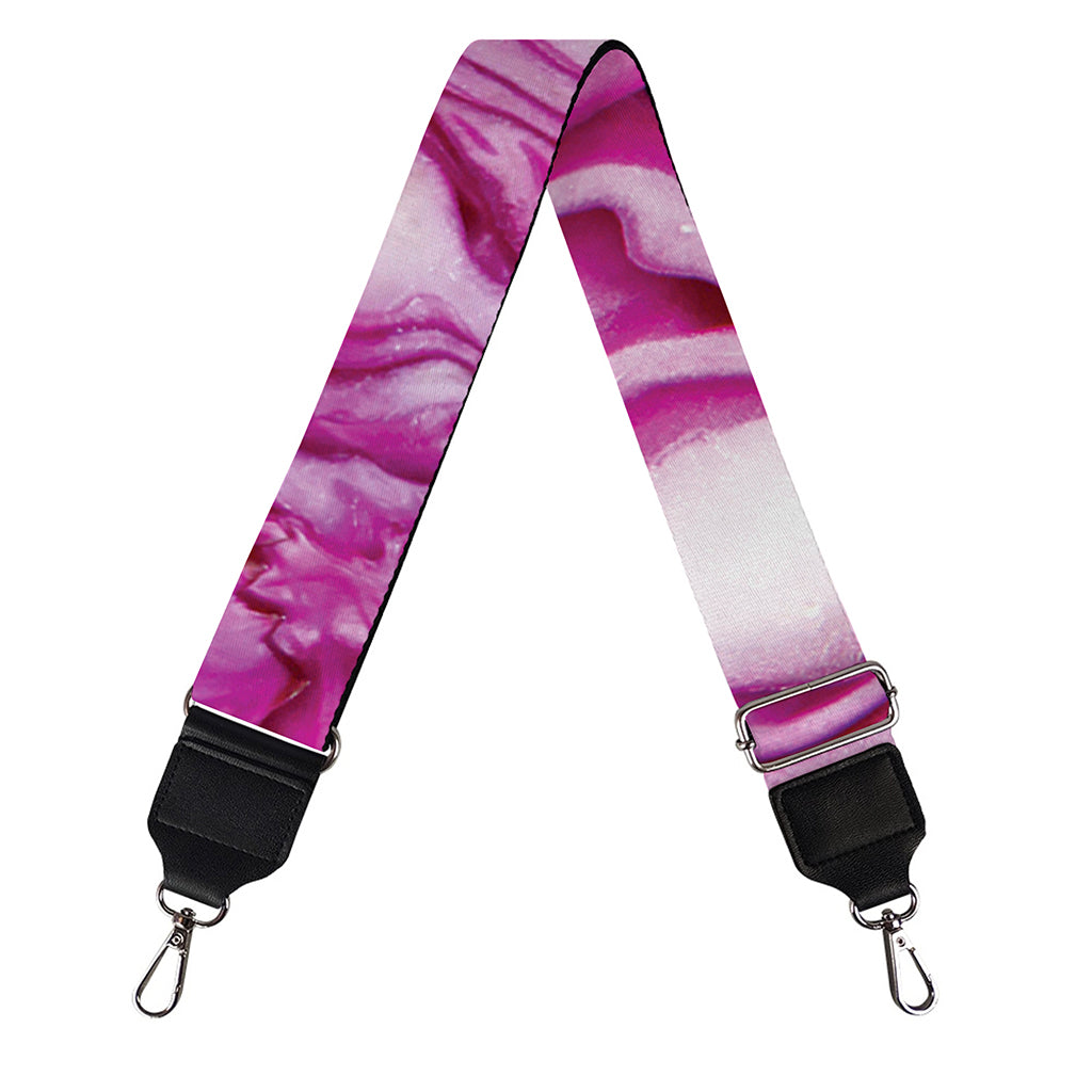 Red Cabbage Print Bag Strap