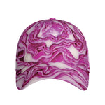 Red Cabbage Print Baseball Cap