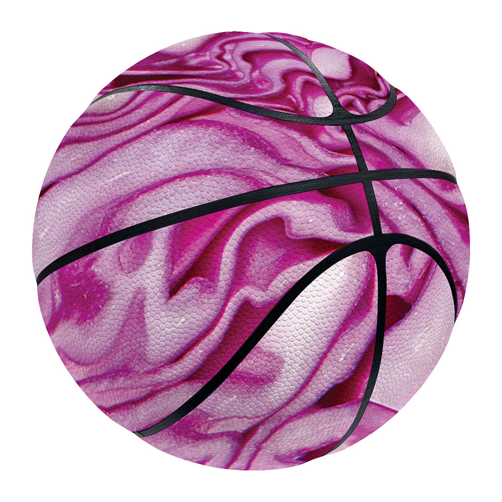 Red Cabbage Print Basketball