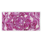 Red Cabbage Print Beach Towel