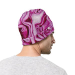 Red Cabbage Print Beanie