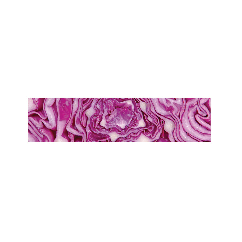 Red Cabbage Print Bed Runner
