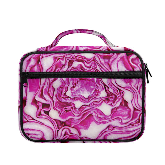 Red Cabbage Print Briefcase Bible Bag