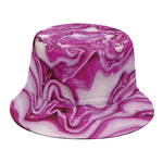 Red Cabbage Print Bucket Hat