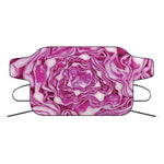 Red Cabbage Print Car Windshield Snow Cover
