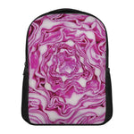 Red Cabbage Print Casual Backpack