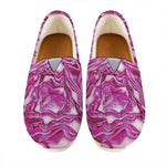Red Cabbage Print Casual Shoes