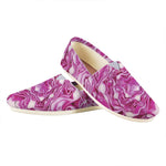 Red Cabbage Print Casual Shoes