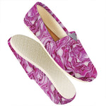 Red Cabbage Print Casual Shoes