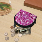 Red Cabbage Print Coin Purse