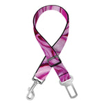 Red Cabbage Print Dog Seat Belt