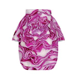 Red Cabbage Print Dog Zip Up Hoodie