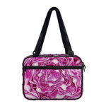 Red Cabbage Print Double Strap Bible Bag