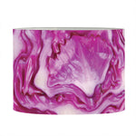 Red Cabbage Print Drum Lamp Shade