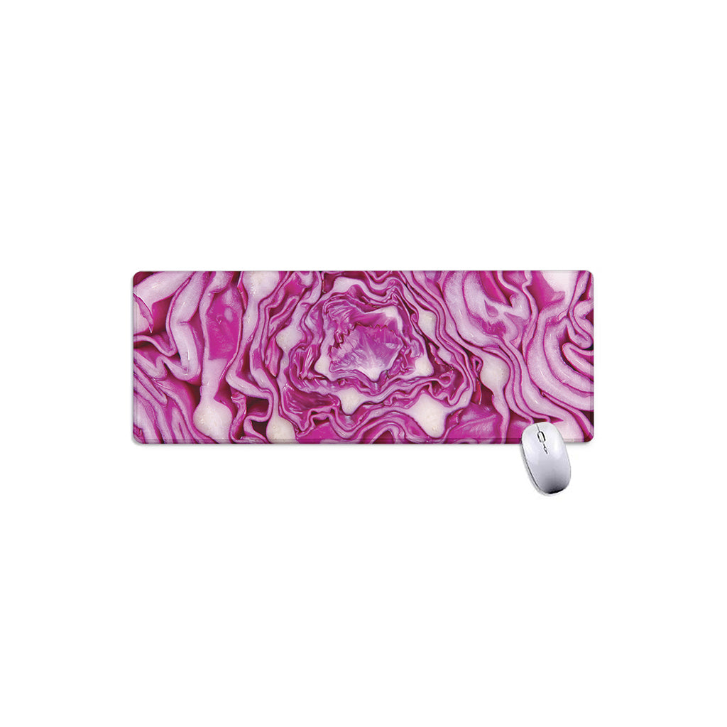 Red Cabbage Print Extended Mouse Pad