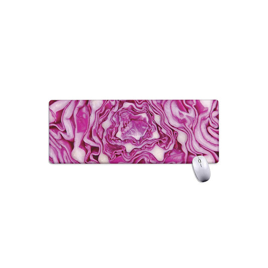 Red Cabbage Print Extended Mouse Pad