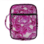 Red Cabbage Print Front Pocket Bible Bag