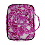 Red Cabbage Print Front Pocket Bible Bag