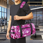 Red Cabbage Print Gym Bag