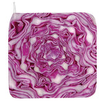 Red Cabbage Print Hand Towel