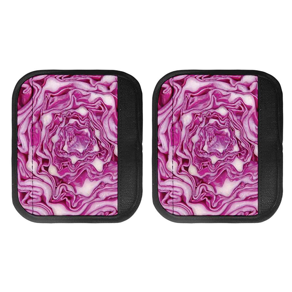 Red Cabbage Print Handle Covers