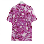 Red Cabbage Print Hawaiian Shirt