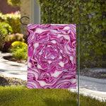 Red Cabbage Print House Flag