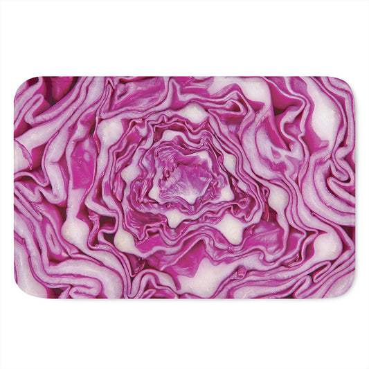 Red Cabbage Print Indoor Door Mat