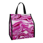 Red Cabbage Print Insulated Lunch Tote