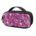Red Cabbage Print Insulin Cooler Travel Case