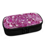 Red Cabbage Print Insulin Cooler Travel Case