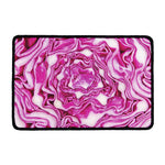 Red Cabbage Print Kitchen Mat