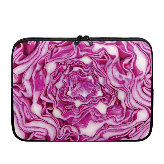 Red Cabbage Print Laptop Sleeve