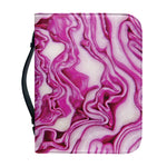 Red Cabbage Print Leather Bible Cover